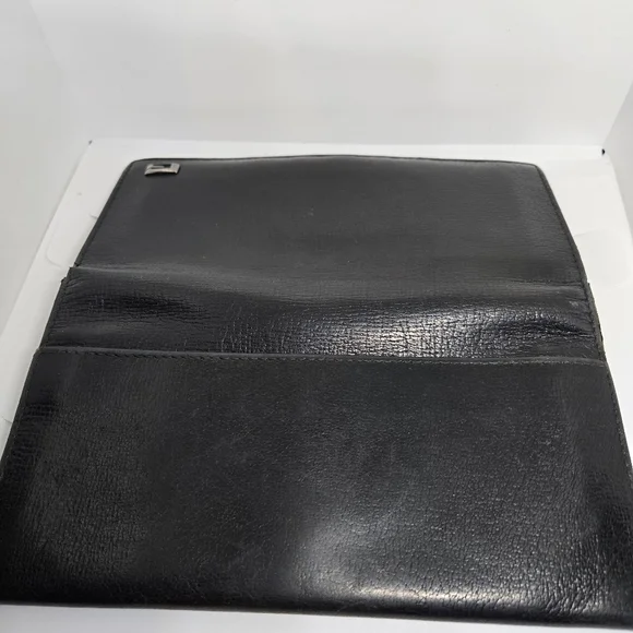 Gucci G Leather long Bifold wallet Black - Picture 7 of 9